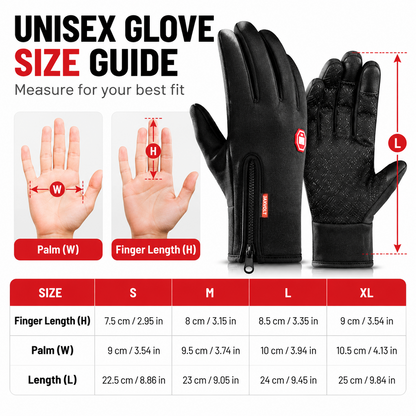 Waterproof Thermal Touchscreen Gloves