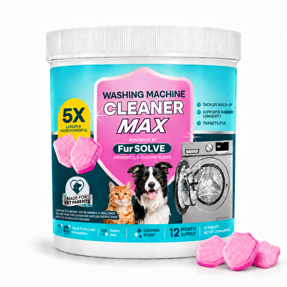 Washing Machine Cleaning Tablets – Max